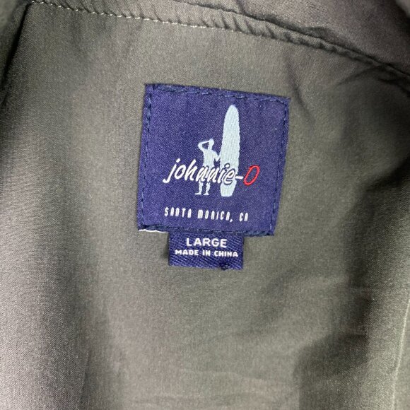 Johnnie-O Tahoe Fleece Vest Men's Medium Admiral Blue Full Zip JMVT1100 - Picture 8 of 14